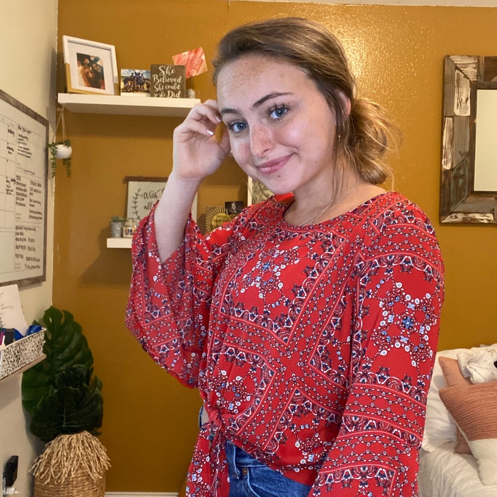 bandana flair top